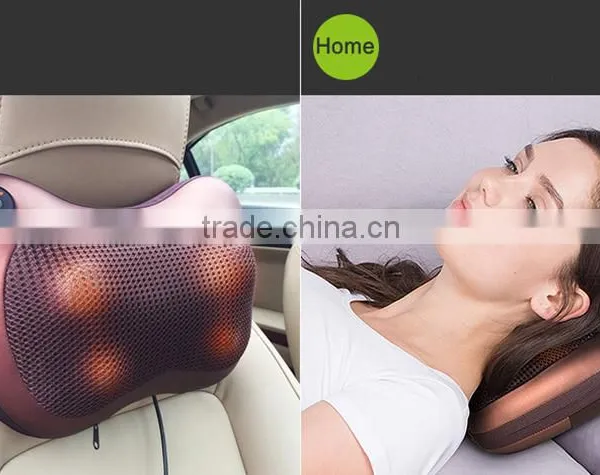 Travel Neck Messager Electric Pillow Case Car Seat and Home Electric Massage Pillow Cushion photo-6