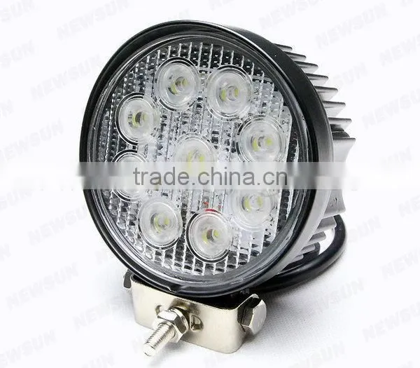 LED Work Light 27W Round Flood Beam/LED Work Lamp 10-30V photo-4