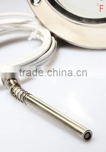 4" Remote Reading Thermometer With Back Connection photo-2