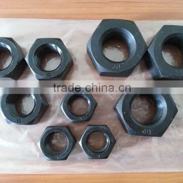 Finish Black Carbon Steel ISO4032 Grade 8 Hex Nut photo-2