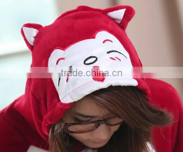 New Red Fox Ali Adult Animal Winter Fleece Onesie KK851 photo-4