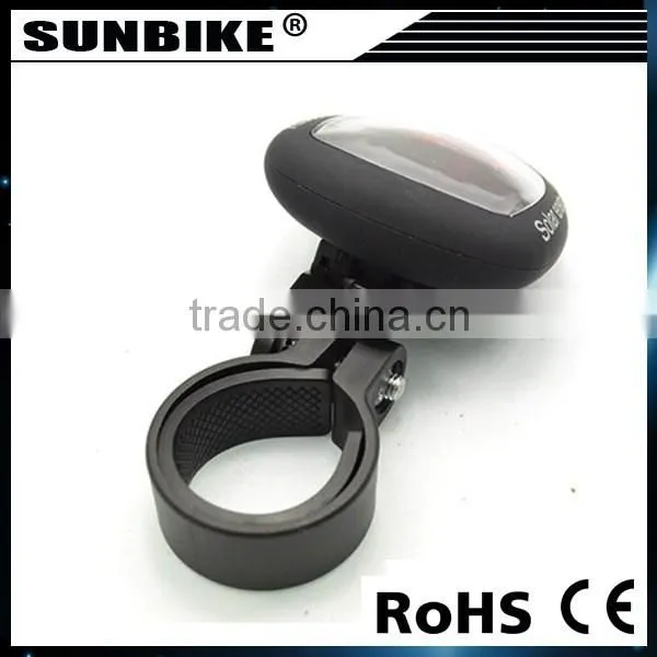 2015 Hot Sale Zhejiang Factory Cheap High Quailty Tail Solar Bike Light photo-3