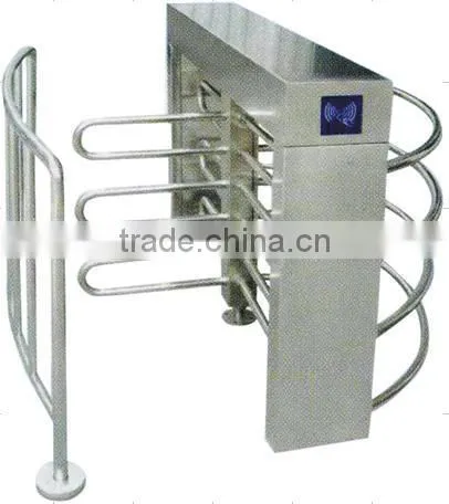 For Shanghai Community Safety Entrance Access Control Automatic Stainless Steel Half Height Turnstile photo-2