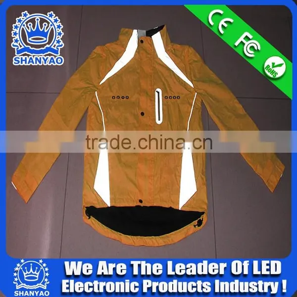 2016 Hot Selling LED Fluorescent Refletive Clothing For Road Safety At Night photo-2