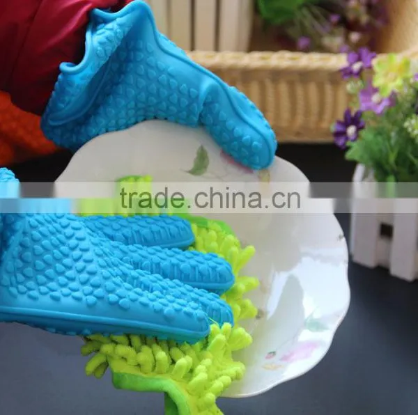 High Quality Silicone Cooking Gloves Fro Candy Making, Silicone Cake Baking Gloves photo-2
