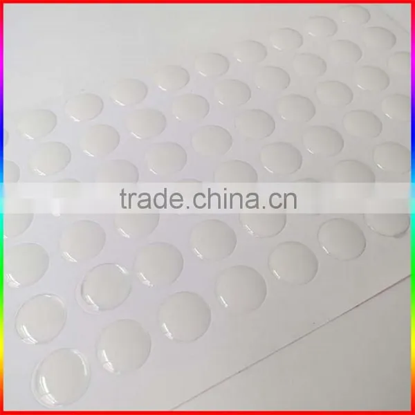 Custom Round Decorative Wall Sticker Dome Clear Epoxy Sticker photo-2