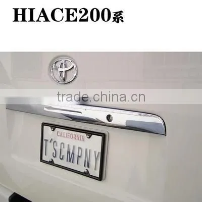 Chrome Accessories Rear Door Trim Strips Booth Streamer for Toyota Hiace 05-16 photo-2