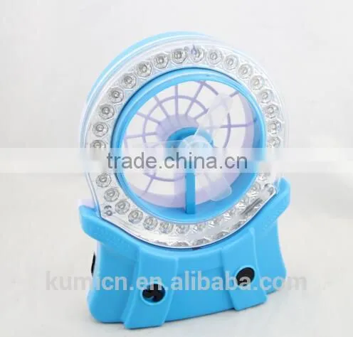 32SMD Small Portable Rechargeable Light FAN KM-5562 photo-4