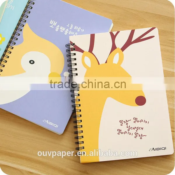 a4 Plastic Cover Bulk Cheap Spiral Notebooks