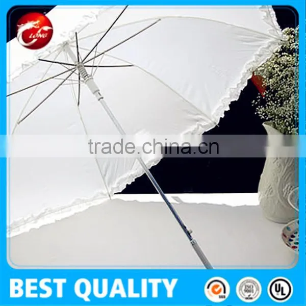 Ivory Wedding Parasol Umbrella photo-4