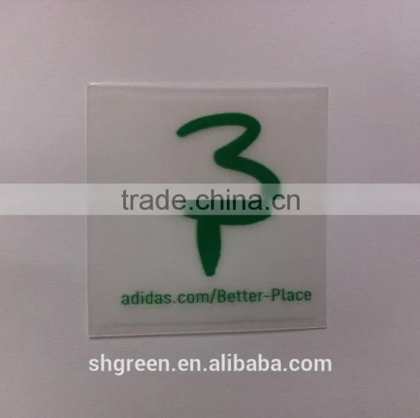Plastic Film Heat Pressed Transfer Tag for Boxer Shirt photo-2