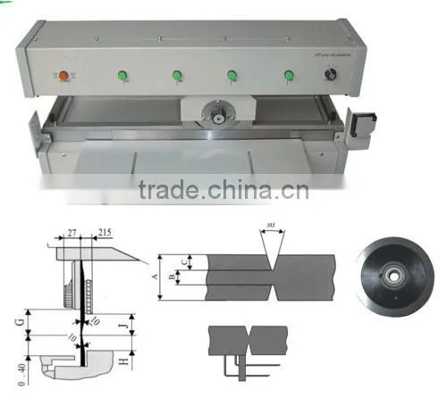 PCB Cutting aluminium base board depaneling tool-YSV-1A