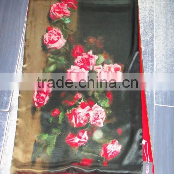No MOQ Factory Direct Free Sample Custom Design Silk Raised Scarves Manufacturer in China photo-2