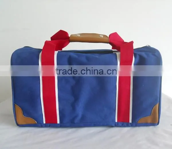 Fashion Denim Blue Canvas Duffel Bag photo-4