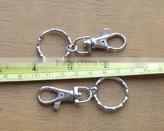 Metal Custom Key Ring With Snap Hooks photo-3