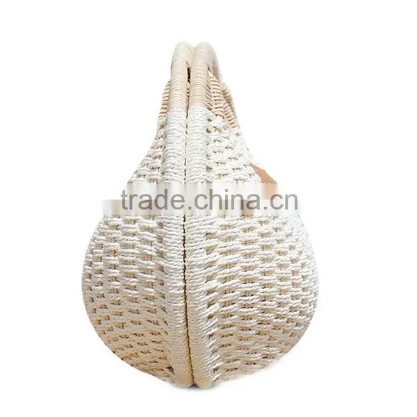 Snail's Nest Tote Handbag Summer Beach Small Brand Straw Bags Women's Handbag Rattan Bag photo-4