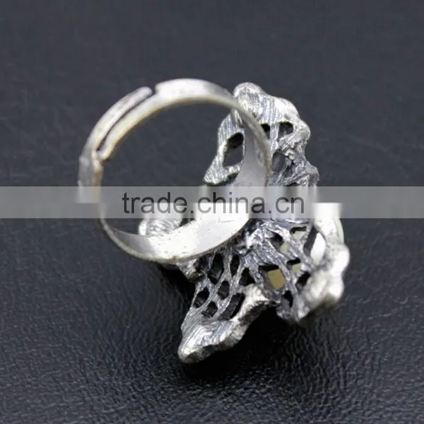 Cheap Price Good Quality Women Fake Silver Pearl Rings photo-2