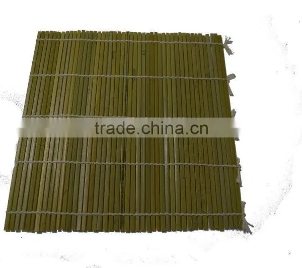 Green Bamboo Mat for Making Sushi Rice Roll photo-3