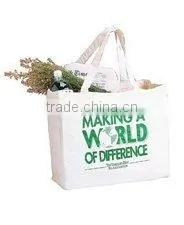 PRINTED CANVAS HAND BAG