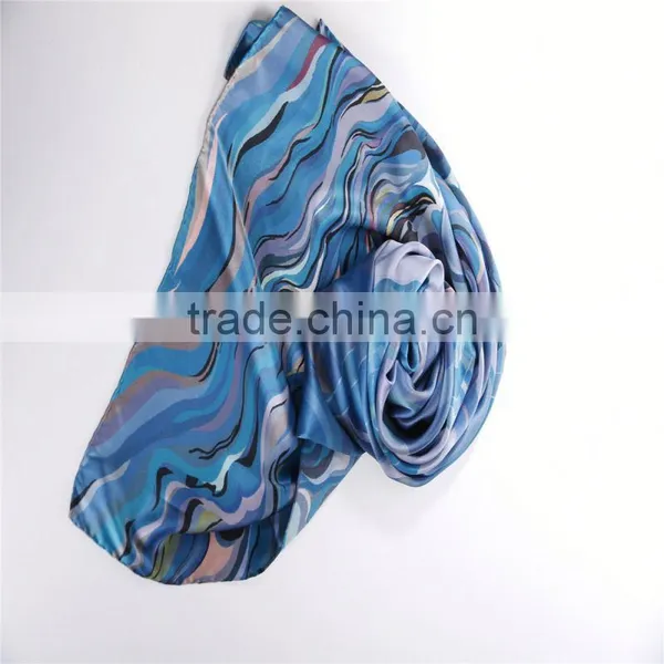 100% Polyester Silk Feel Scarf photo-5