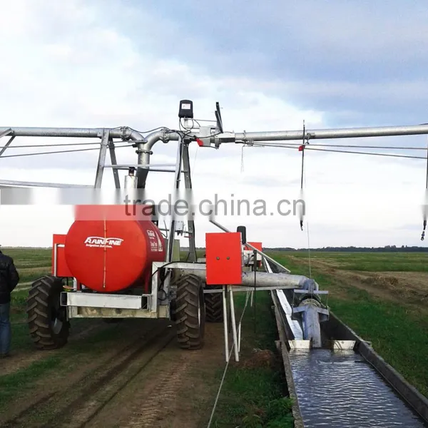 High Quality Wheel Irrigation System With End Spray Sprinkler photo-3