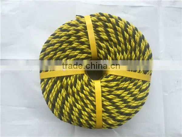 Polypropylene Raw Material 3 Strand PP Warning Rope photo-4