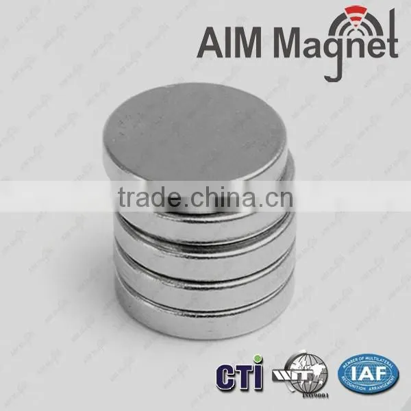 ISO/Reach,RoHs Thin Small Disc/cylinder N52 Neodymium Magnet photo-4
