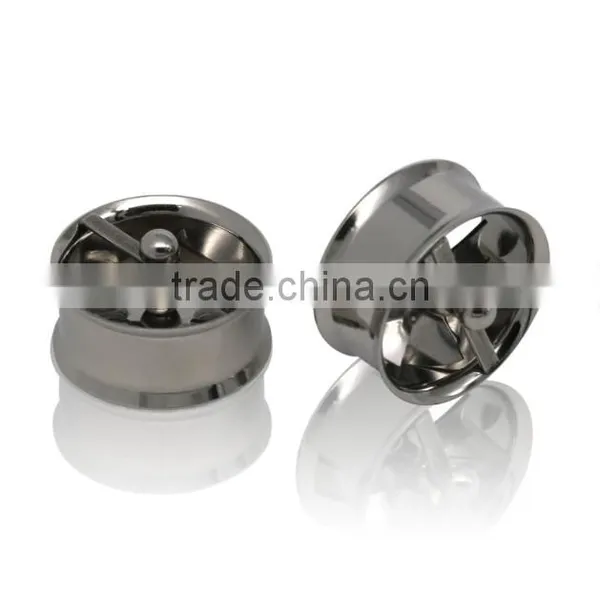 Men's Ear Circular Hollow Out Windmills Modelling Allergy photo-3