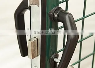 Galvanized and Powder Coating Green Color Welded Wire Mesh Decoration Euro Garden Gate photo-5