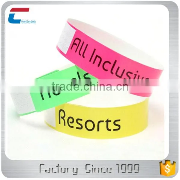 One Time Use Rfid Nfc Bands Paper Event Bracelets Wristbands for Festivals Events photo-4