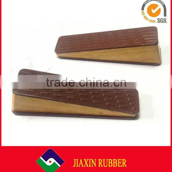 2015 China Manufacturer Black Wedge Decotative Rubber Sliding Door Stopper photo-5