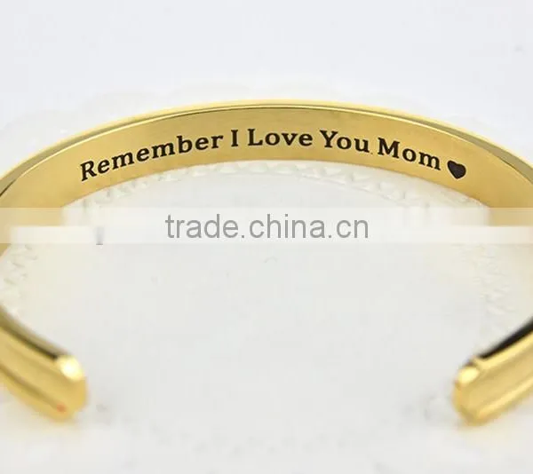 Hot Selling Women Gift Fashion Smart Message Stainless Steel Bracelet photo-5