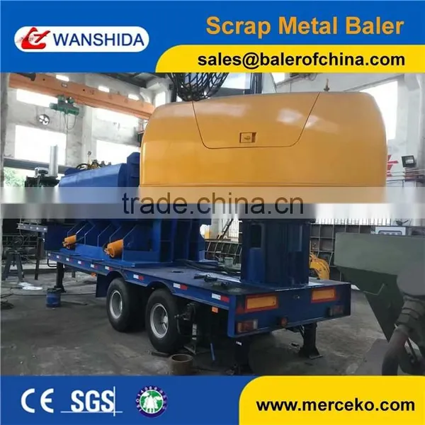 Y83D-3000A Mobile Scrap Baling Press Machine With Trailer and Grab photo-2