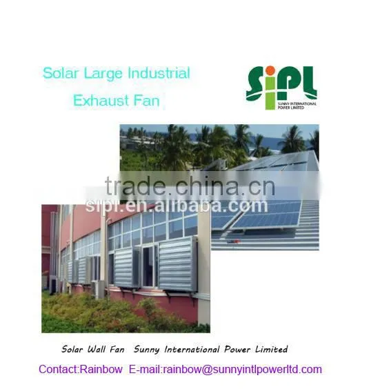 Vent Tool 2016 Hot Sell Solar Panel Greenhouse Heavy Duty Wall Exhaust Fan for Air Cooler photo-5