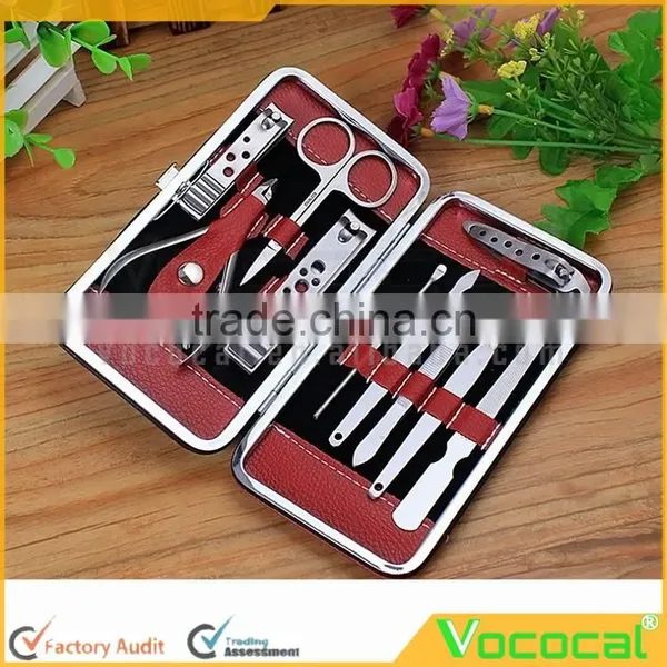 10 PCS Stainless Steel Manicure Pedicure Ear Pick Nail Clippers Set Kit Nail Care Set photo-5