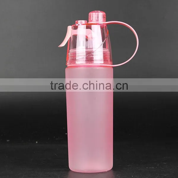 Plastic Sport Water Bottle With Straw and Spray photo-2