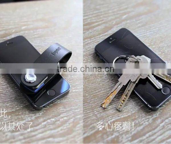 Multifunctional Storage Keychain With Skeleton Screws and High Quality Leather photo-3