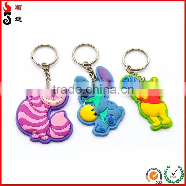 Factory Directly Good Quality OEM Custom Rubber Keychain photo-2