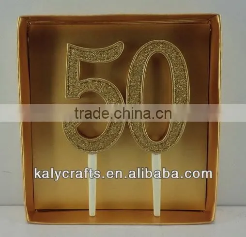 Hot Sales Resin Wedding & Birthday Cake Topper photo-2