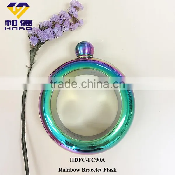 Stainless Steel Rainbow Bracelet Flask photo-2