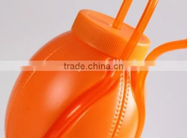New Innovative Plastic Round Drinking Bottle Kettle With Cap and Straw photo-4