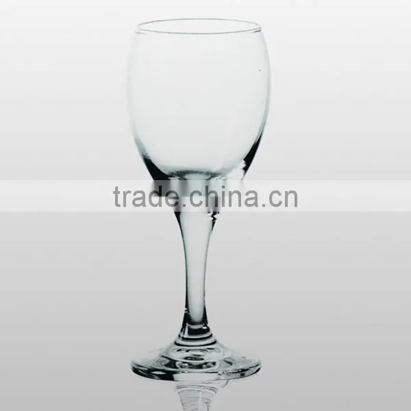 Handmade High Quality Goblet Clear Glass Wine Cup