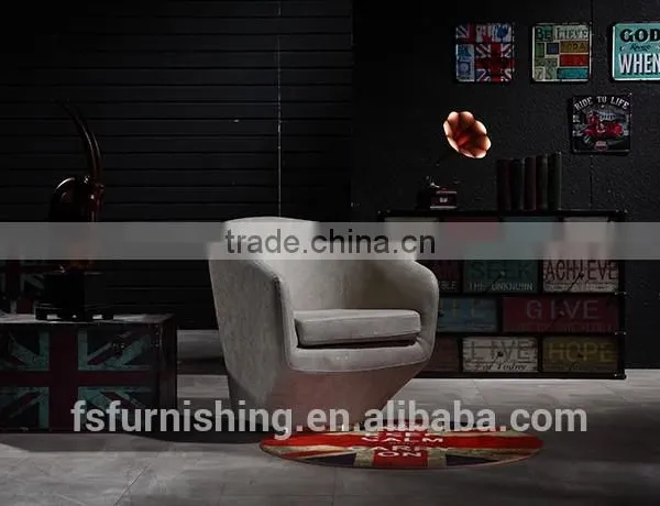 YYA027Factory Customized Swivel Leather Modern Club Chair photo-6