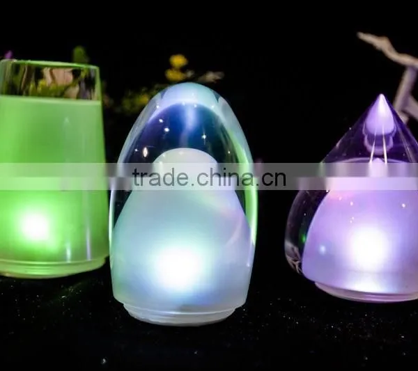 Clear Acrylic LED Night Light Bar Table Lamp Decorations for 2015 photo-5