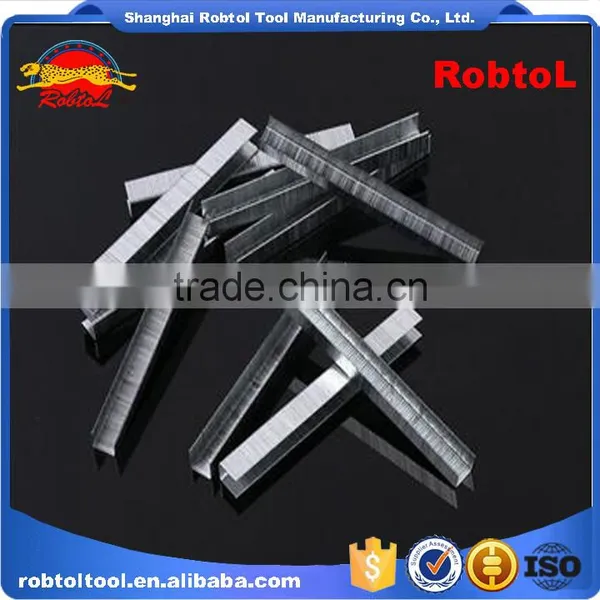 Pneumatic Nailer Staple Wood Furniture 6mm U Shape Staple Pins Gauge Silver Galvanized Code Nail Carton Seal Pin photo-5