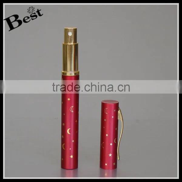 2017 High Quality 6ml Mini Perfume Spray Bottle Pen Perfume Spray Bottle Red Refillable Perfume Spray Bottle photo-2