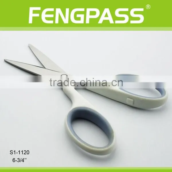 S1-1120 6-3/4" 2Cr13 Stainless Steel Blade With PP+TPR Plastic Handle Sell Scissors photo-2