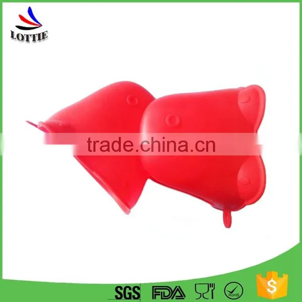 FDA Approved Silicone Mitts Heat Resistant Safety Silicone BBQ Gloves photo-6