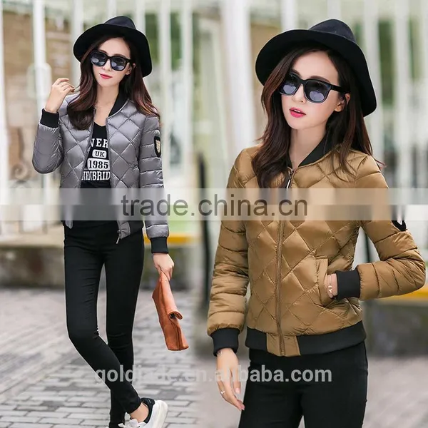 Wholesale 100% Cotton Sateen Custom Embroidered Winter Bomber Jacket photo-6