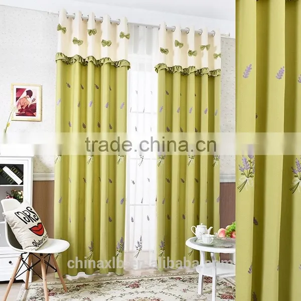 TOP ONE Curtain Factory More Than 20 YEARS First -class Quality Creative Designs Jacquard Sheer Blackout Embroidery Curtain photo-5